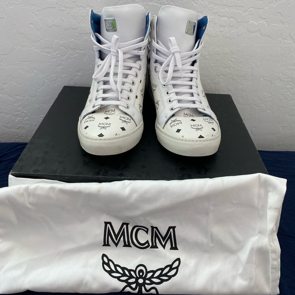 MCM hightop men shoes